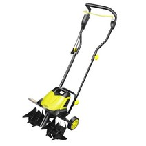전동 경작기 쟁기 밭갈이 소형 로터리 경운기 농기계, 2400W 노면 파쇄기