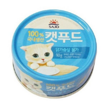 사조 캣푸드 간식캔 생선, 닭가슴살, 40개입