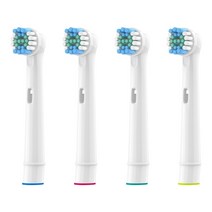 전동칫솔 자동 칫솔 Oral-b 핏 어드밴스 파워프로 헬스트라이엄프3d 엑셀바이탈리티 프리시전 클린용 교체용 모 4개, 4차선