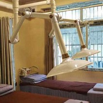 국소 배기 장치 흡입기 산업용 연기 고성능 집진기, 침대 1개 - 대형 사각 커버+ 알루미늄