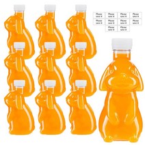 꽃눈깨비 저금통 쥬스병 10개 + 방수라벨 스티커 10 개, 토끼 저금통 쥬스병 350ml,10개, 토끼 저금통 쥬스병 350ml