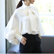 SAMARA 럭셔리 리본블라우스