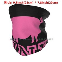 Oink Pm2.5 농장 베이컨 덴탈마스크 (핑크) 재사용, C01-Unisex, T06-Kids Scarf Mask