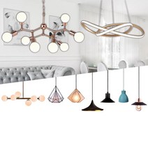 LED 식탁등 펜던트 주방 인테리어 조명 램프 전구 기구 팬던트 북유럽 무드등, 벨 펜던트, 스카이 블루