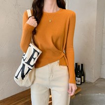 SURBORT 가을 겨울 디자인 감각이 시크한 니트 이너 스웨터입니다