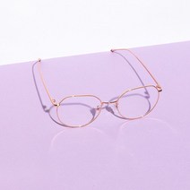 [D+510k] 골드 코받침있는 얇은테 안경 금속테안경 메탈 안경 패션안경 동굴이안경 뿔테안경 안경테