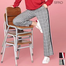 스파오 스파오 스트레치 배색 슬랙스(와이드)_SPTA849G11