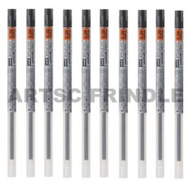 유니 스타일핏 리필심 0.28mm 혼합 10개 UMR-109-28, 블랙10개(흑10청0적0)