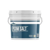 Earthborn Elements 엡솜솔트 입욕제 (1 Gallon) Resealable Bucket 마그네슘 Sulfate 소킹 솔루션 All-Natural 788570, Unscented_8 Pound (Pack of 1)