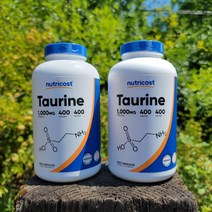 [당일출고] 1+1 뉴트리코스트 타우린 1000mg 400캡슐 / Nutricost Taurine1000mg 400caps 2pack, 400캡슐 2개, 2개, 400개