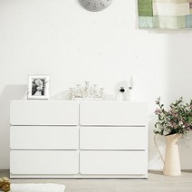 아르스노바 시스템 서랍장(화이트_3단 1200타입/거울제외), 단품, 거울제외