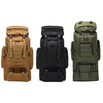 대용량 배낭 여행용 백팩 등산가방대형 80L-100L, 아미그린100L