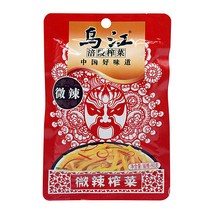 [현호] 우쟝 칭쐉맛 & 웨이라맛 짜차이 즉석 양념 짜사이 밑반찬 80g, 웨이라 짜차이80g, 1개