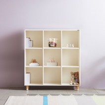 소르니아 뉴수플레3x3 유아책장 아동책장, 아이보리