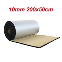 배관 파이프 단열 보온 20050cm 5710mm 사운드 매트 교정 데드너 열 소음 셀, 200x50cm 10mm, 현대