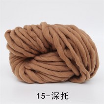 자이언트얀 벨벳 실 빅얀 망고실 250g Super Bulky Arm Knitting Wool Roving Knitted Blanket Chunky Yarn, 15 15-shen tuo