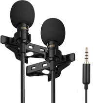 게이밍마이크 방송용 Professionnel 듀얼 미니 라발리에 for phone laptop pc lapel for radio 스마트폰 micro karaoke, 스타일 3