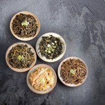 초간편 3분나물 소용량 5종세트(고사리160g / 취나물160g / 부지깽이160g / 곤드레나물160g / 토란대 240g), 3분나물 5종(소용량) 밀키트