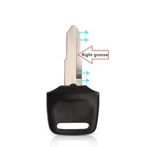 5Pcs 혼다 DIO 56 57 Z4 125 SCR100 WH110 SCR WH 100 110 스쿠터 50CC zoomer Uncut 빈 바이크 오토바이 점화 키, [01] Right Groove