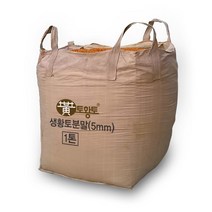 [토황토] 5mm망 채친 황토흙 1톤백/ 화단 조경 황토체험 황토방 황토주택 황토길 찜질방 양식 어업 방제, 3mm망 채친황토