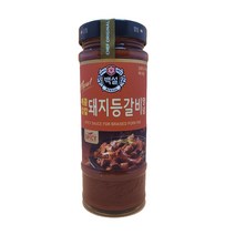 (에이브쇼핑)백설 매콤칼칼 돼지등갈비양념 470g, 1개