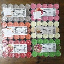 이케아 신리그 미니향초30입 1+1 ( 총60개 선택2), 그레이, 그레이