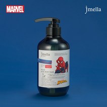 제이멜라 마블 스파이더맨 우드 앤 솔트 아크네 퍼퓸 바디워시 500ml, 7개