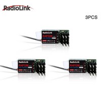 Radiolink R4FGM 4 채널 미니 수신기 자이로 128 164 RC 포켓 드리프트 자동차 Hotwheels 작업 RC4GS/RC6GS/RC4G/T8FB/T8S, [03] 3pcs R4FGM