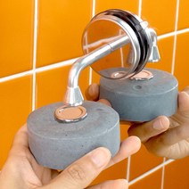 무타공 자석비누홀더 비누받침대 케이스 걸이 거치대, 실버, 1개