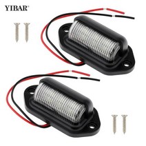 미니트레일러 미니카고트레일러 캠핑 트롤리 웨건 6LED 자동차 번호판 조명 SUV 트럭 트레일러 밴 태, 한개옵션1, 한개옵션0