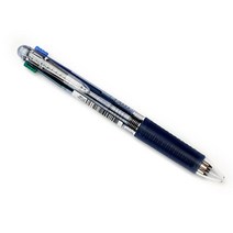 0.7mm 부드러운 4색 볼펜 1P 다색펜 부드러운필기감 똑딱이볼펜 그립감좋은펜 다색펜 신기한볼펜 부드러운