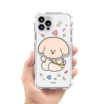 미쁘네 커플폰케이스 젤리 그립톡 세트 강아지 실리콘카바 폰커버 휴대폰커버