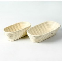 쿠킹플러스 박코르프 타원 발효바구니(소 대) / 빵성형 친환경 등나무 바코르프 천연발효빵틀, 대