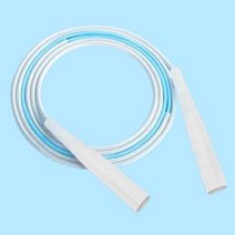 미리내 어린이 줄넘기 초경량 베어링삽입 듀얼컬러 초등학교 성인 줄넘기, 블루화이트