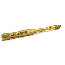 십자 타일드릴 타일 기리 3mm-10mm 비트 육각 나선형 유리구멍, 8.0×100mm