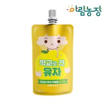 [아람농장] 학교로 간 유자 어린이 음료 100ml x 40개, 1세트