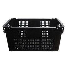 과수원 과일 농산물 채소 운반 바구니 이사박스 짐옮기기 이삿짐바구니 운반박스 수산물상자 이삿짐박스, 1개, 빨강