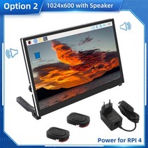 터치스크린모니터 노트북보조모니터 10.1 인치 lcd 라즈베리 파이 4 ips 용량 성, 옵션 2