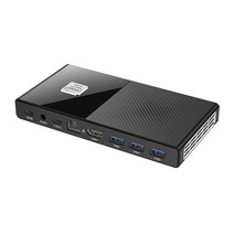 M6 포켓 미니 PC 11 세대 펜티엄 N6005 셀러론 N5105 윈도우즈 DDR4 2933MHz 휴대용 컴퓨터 2500M LAN 4K, 01 Pentium N6000_02 AU, 02 16GB DDR4 No Storage