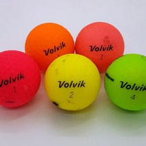 볼빅 비비드 컬러 A-급 10알 비재생 골프 로스트볼 창고 샵