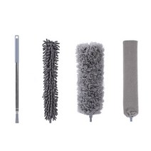 살림살림 가정 청소용 길이조절 틈새 먼지털이개 3종세트 그레이, 1개