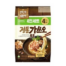 (냉장)[풀무원]정통가쓰오우동4인