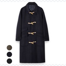 [국내정품상품] SUARE 울 발마칸 더플 코트 - 3 COLOR WOOL BALMACAAN DUFFLE COAT NAVY