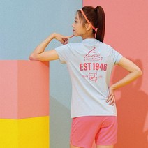 요넥스 229TR004F 배드민턴 여성 기획 티셔츠 스카이블루