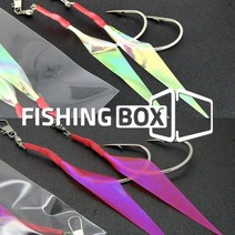 피싱박스 동해바다 대구채비 어피바늘 어피 대구만쿨채비 세이코36, 레드 오로라(2개입)