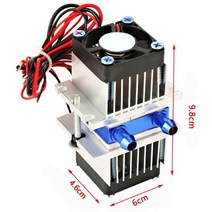 무시동 에어컨 이동식냉난방기 작은방 실외기없는 미니 에어컨 DIY 키트 열전기 펠티어 쿨러 냉각 시스템, 한개옵션0