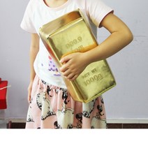 골드바 쿠션 실버 베개 낮잠 복을 부르는 돈 방석 선물 집들이, 금색 + 28.5x17x9.5