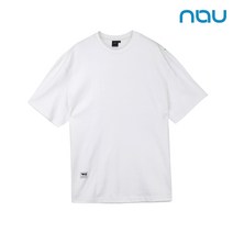 nau 공용 U 볼트 크루넥 티셔츠_1NUTSM1023_WH