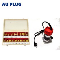 목재 절단기 미니 전기 톱 나무 자르기 라우터 공구 콤보 키트 목공 기계 파워 수동 트리머 도구 밀링 커터 포함, AU Plug