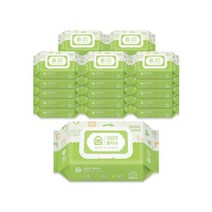 숨물티슈 대용량 레이온 유아 물티슈 캡형 100매 25팩